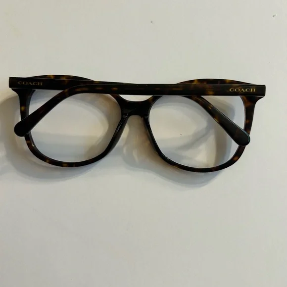 COACH DARK TORTOISE EYEGLASS FRAMES 57-16-140 3N (512073) - Picture 3 of 7